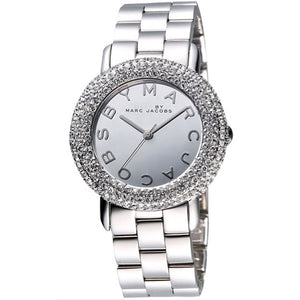 Marc Jacobs Marci Silver Dial Silver Steel Strap Watch for Women - MBM3190