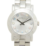 Marc Jacobs Amy White Dial Silver Stainless Steel Strap Watch for Women - MBM3217