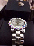 Marc Jacobs Amy Silver Dial Silver Stainless Steel Strap Watch for Women - MBM3222