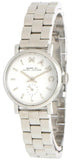 Marc Jacobs Baker White Dial Silver Stainless Steel Strap Watch for Women - MBM3246