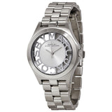 Marc Jacobs Henry White Dial Silver Stainless Steel Strap Watch for Women - MBM3291