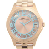 Marc Jacobs Henry Rose Gold Dial Stainless Steel Strap Watch for Women - MBM3296