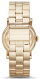 Marc Jacobs Amy Blue Dial Gold Stainless Steel Strap Watch for Women - MBM3303