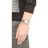 Marc Jacobs Henry Transparent Silver Dial Silver Stainless Steel Watch for Women - MBM3337