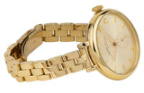 Marc Jacobs Sally Champagne Gold Dial Gold Stainless Steel Strap Watch for Women - MBM3363