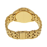 Marc Jacobs Peeker Chronograph Gold Dial Gold Stainless Steel Strap Watch for Women - MBM3393