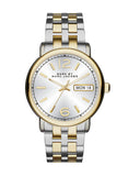 Marc Jacobs Fergus Gold Dial Two Tone Stainless Steel Watch for Women - MBM8652