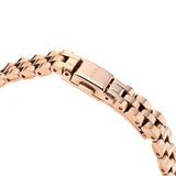 Marc Jacobs Sally White Dial Rose Gold Stainless Steel Strap Watch for Women - MBM8643