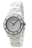 Marc Jacobs Marc White Dial Ceramic Strap Watch for Women - MBM9500