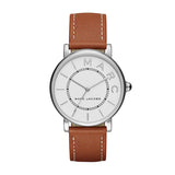 Marc Jacobs Roxy White Dial Brown Leather Strap Watch for Women - MJ1571