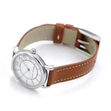 Marc Jacobs Roxy Silver Dial Brown Leather Strap Watch for Women - MJ1572