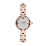 Marc Jacobs Courtney White Dial Rose Gold Steel Strap Watch for Women - MJ3458