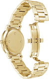 Marc Jacobs Roxy White Dial Gold Steel Strap Watch for Women - MJ3522