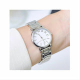 Marc Jacobs Roxy White Dial Silver Stainless Steel Strap Watch for Women - MJ3568