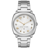 Marc Jacobs Mandy Silver Dial Silver Steel Strap Watch for Women - MJ3572