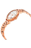 Marc Jacobs Classic White Dial Rose Gold Stainless Steel Strap Watch for Women - MJ3592