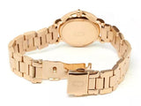 Marc Jacobs Classic White Dial Rose Gold Stainless Steel Strap Watch for Women - MJ3592