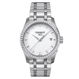 Tissot T Trend Couturier Lady White Dial Watch For Women - T035.210.61.011.00