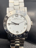 Marc Jacobs Amy Whiter Dial Silver Stainless Steel Strap Watch for Women - MBM8611