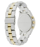 Marc Jacobs Henry Silver Dial Two Tone Stainless Steel Strap Watch for Women - MBM3197