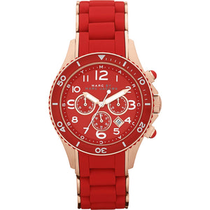 Marc Jacobs Rock Red Dial Red Stainless Steel Strap Watch for Women - MBM2577