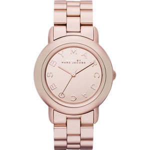 Marc Jacobs Marci Rose Gold Dial Rose Gold Stainless Steel Strap Watch for Women - MBM3099