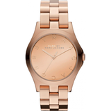 Marc Jacobs Henry Rose Gold Dial Rose Gold Stainless Steel Strap Watch for Women - MBM3212