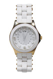 Marc Jacobs Pelly White Dial White SIlicone Strap Watch for Women - MBM2525