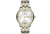 Marc Jacobs Fergus Gold Dial Two Tone Stainless Steel Watch for Women - MBM8652