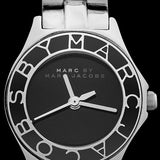 Marc Jacobs Blade Black Dial Silver Stainless Steel Strap Watch for Women - MBM3059