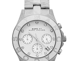 Marc Jacobs Blade White Dial Silver Stainless Steel Strap Watch for Women - MBM3080