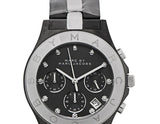 Marc Jacobs Blade Black Dial Two Tone Stainless Steel Strap Watch for Women - MBM3179