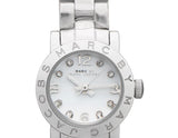 Marc Jacobs Amy Whiter Dial Silver Stainless Steel Strap Watch for Women - MBM8611