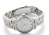 Marc Jacobs Baker White Dial Silver Stainless Steel Strap Watch for Women - MBM3242