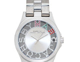 Marc Jacobs Henry Silver Skeleton Dial SIlver Stainless Steel Strap Watch for Women - MBM3262