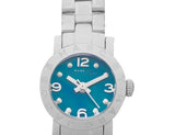 Marc Jacobs Amy Blue Dial Silver Stainless Steel Strap Watch for Women - MBM3274