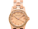 Marc Jacobs Henry Pink Dial Rose Gold Stainless Steel Strap Watch for Women - MBM3278