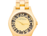 Marc Jacobs Henry Gold Dial Stainless Steel Strap Watch for Women - MBM3292