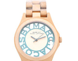 Marc Jacobs Henry Rose Gold Dial Stainless Steel Strap Watch for Women - MBM3296