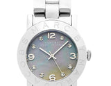 Marc Jacobs Amy Grey Analog Dial Silver Stainless Steel Strap Watch for Women - MBM8608