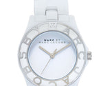 Marc Jacobs Marc White Dial Ceramic Strap Watch for Women - MBM9500