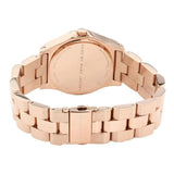 Marc Jacobs Blade Rose Gold Dial Stainless Steel Strap Watch for Women - MBM3127