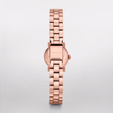 Marc Jacobs Amy White Dial Rose Gold Steel Strap Watch for Women - MBM3227