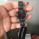 Emporio Armani Ceramica Black Dial Black Ceramic Strap Watch For Women - AR1487