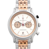 Maserati Legend Chronograph 42mm Ivory Dial Stainless Steel Watch For Men - R8873638002