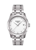 Tissot T Trend Couturier White Dial Silver Steel Strap Watch For Women - T035.210.11.011.00