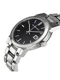 Burberry The City Black Dial Silver Stainless Steel Strap Watch for Women - BU9001