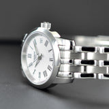 Tissot T Classic Dream White Dial Silver Steel Strap Watch For Men - T033.210.11.013.00