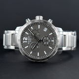 Tissot Quickster Chronograph Black Dial Silver Steel Strap Watch For Men - T095.417.11.067.00