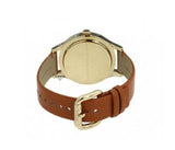 Marc Jacobs Baby Dave White Dial Brown Leather Strap Watch for Leather - MBM1261